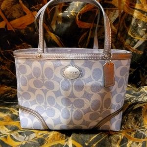 Mini coach bag.